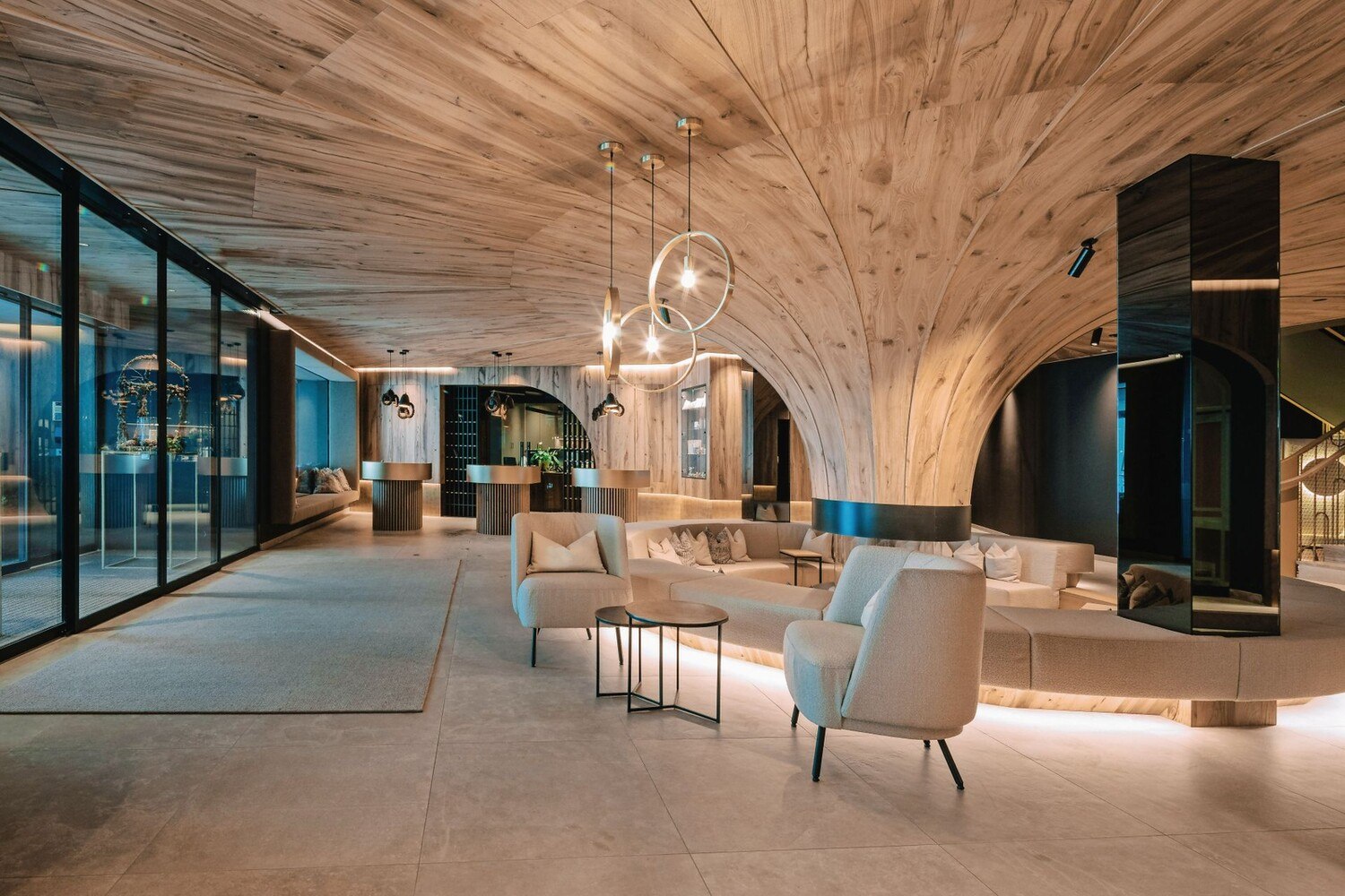 Die Atmosphäre ist ungezwungen. Im Bild: die Lobby im Hotel Steiner. © Heldentheater / Hotel Steiner