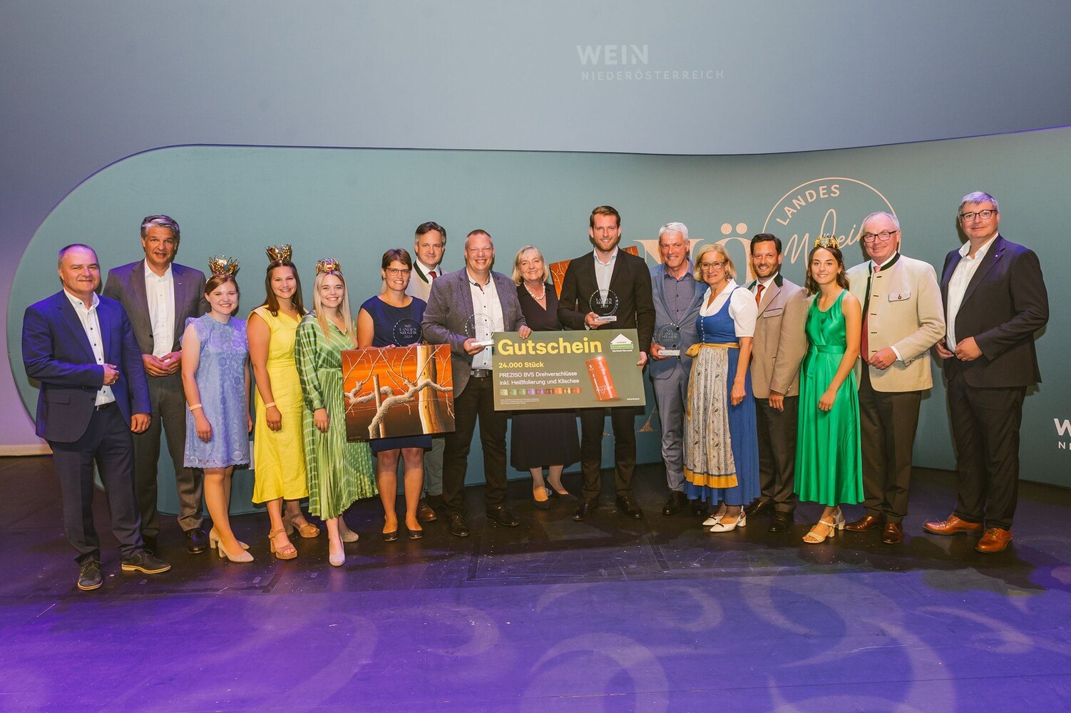Das Weingut Laurer und das Weingut Heinzel-Gettinger hatten genau die gleiche Anzahl an Landessiegern und Finalisten und sind somit beide „Weingüter des Jahres“ - sie kommen beide aus Deinzendorf im Bezirk Hollabrunn. © LWmedia, Leonardo Ramirez