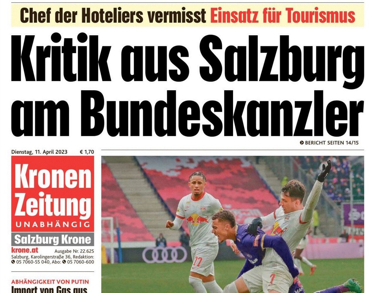 Fahren unsere Politiker nie auf Urlaub in Österreich?  © Kronen Zeitung