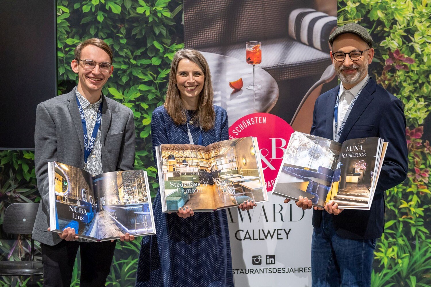 Architektur- und Baukulturspezialisten Cornelia Hellstern (Mitte) nebst Moritz Holzleitner (links) und Johannes Tretter von id Werkstatt. © id Werkstatt