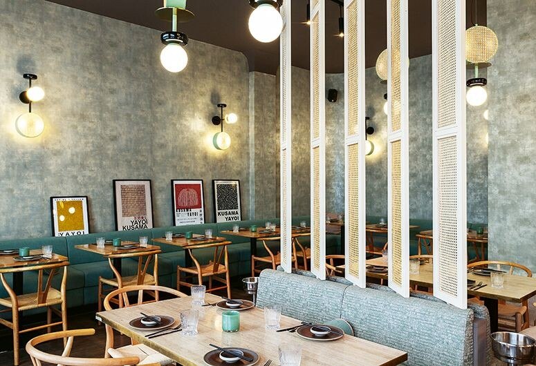 Kategorie Restaurant
Erster Preis: Ukiyo, München; Innenarchitektur: MO Interiors Antonia Eppich, Hamburg; Gastronomie: Isabelle Tran und Jean-Pierre Tran © COR­DU­LA DE BLO­EME