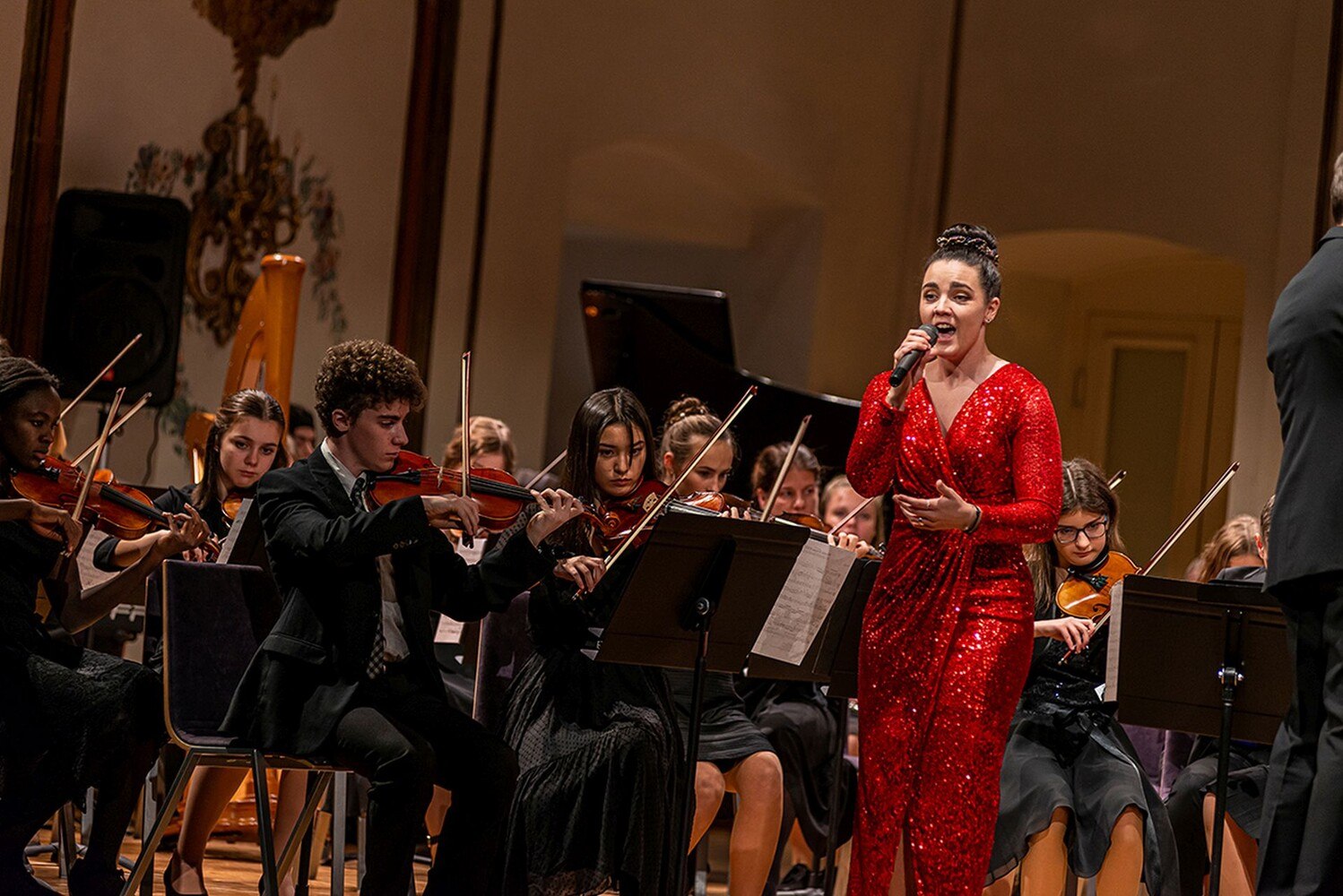 Sängerin Nikita Mataln sang Stücke aus dem Musical Evita. © ART RedaktionsTeam/Seefischer