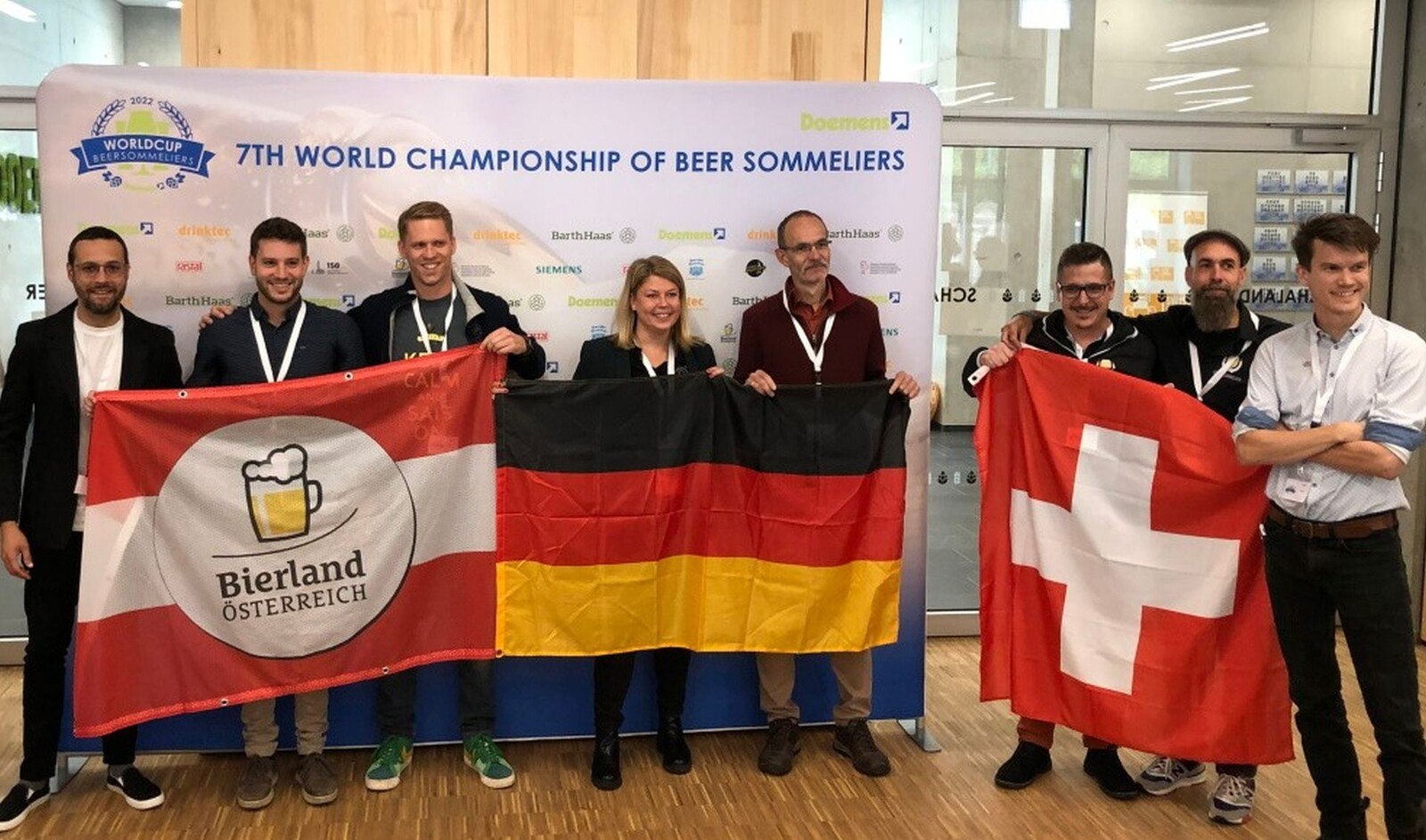 Die Finalisten der Biersommelier-WM 2022. © Doemens