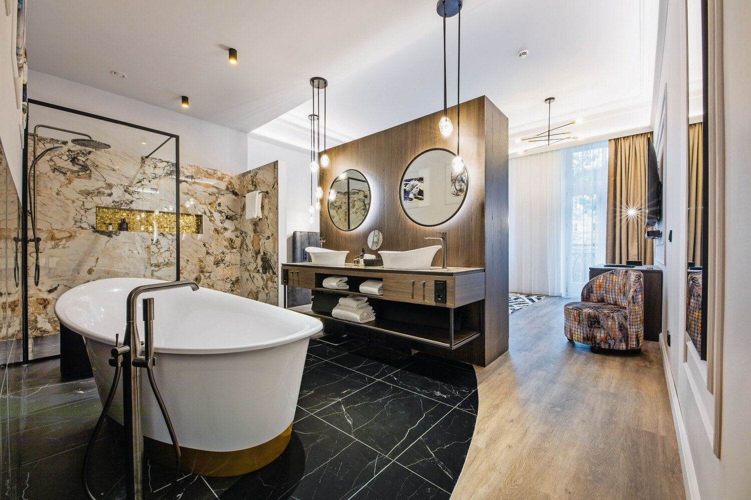 Blick in eine der Suiten im neuen O11-Hotel. © O11