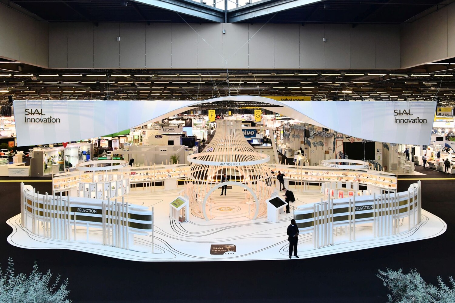 Ein Messestand auf der SIAL Paris: Spektakulär. © SIAL Paris